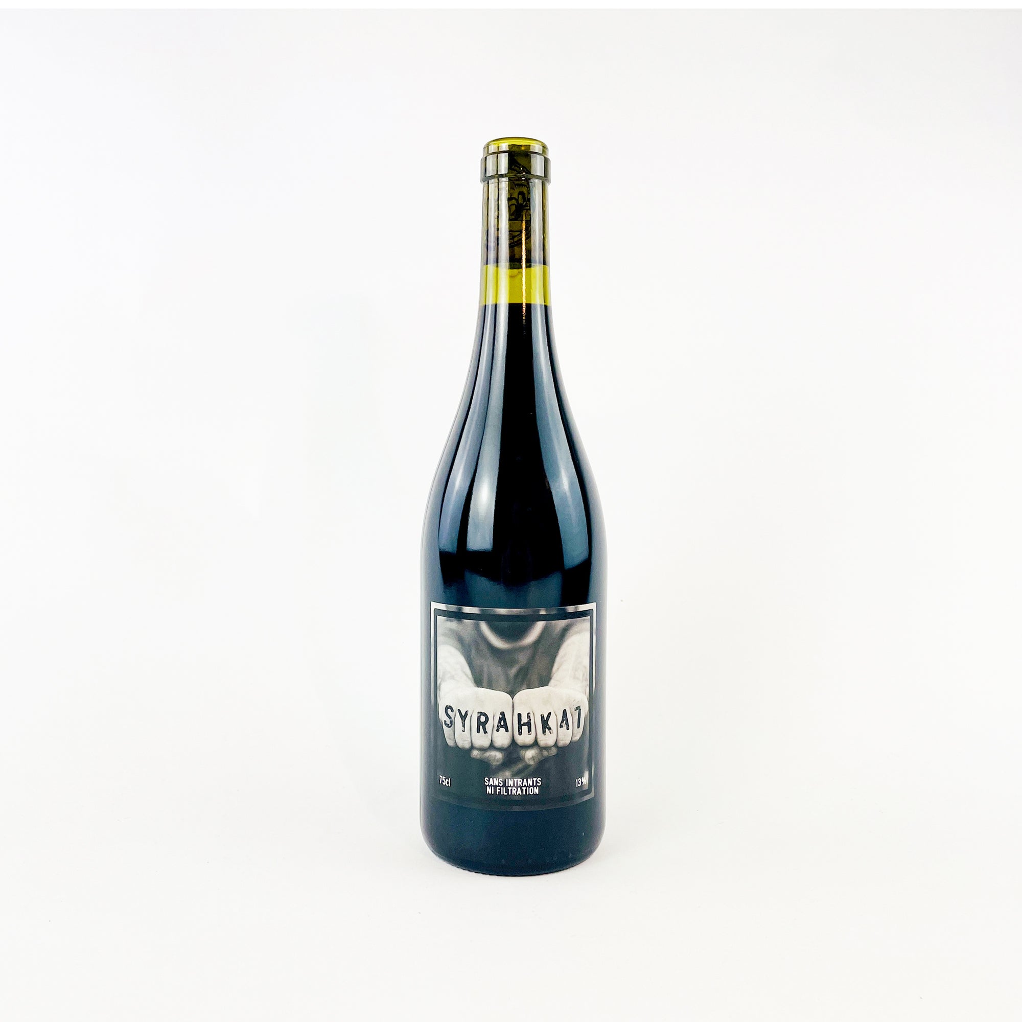 SyrahK47 Bourre Pif natural red wine syrah bottle Naturwein Flasche Rotwein front view