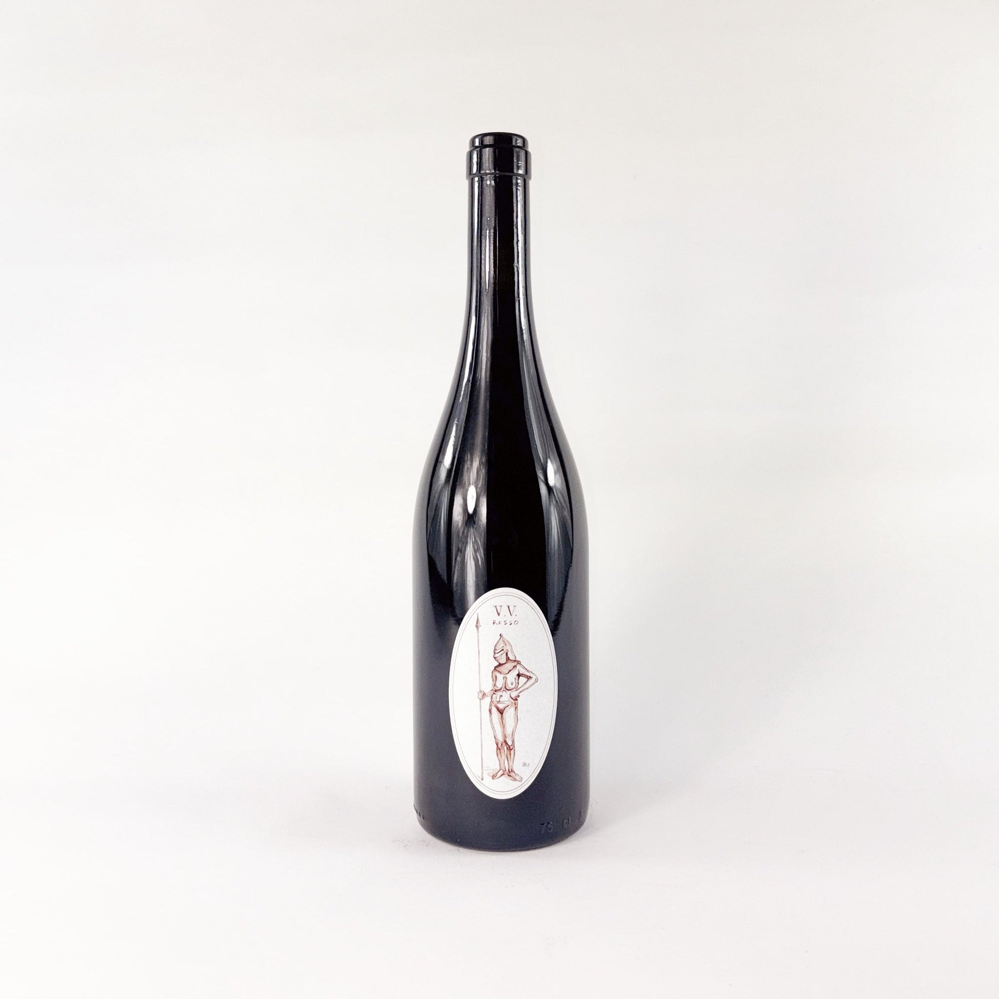 A Bottle Of Vigne Vecchie red natural wine by FaeDesfa Front View