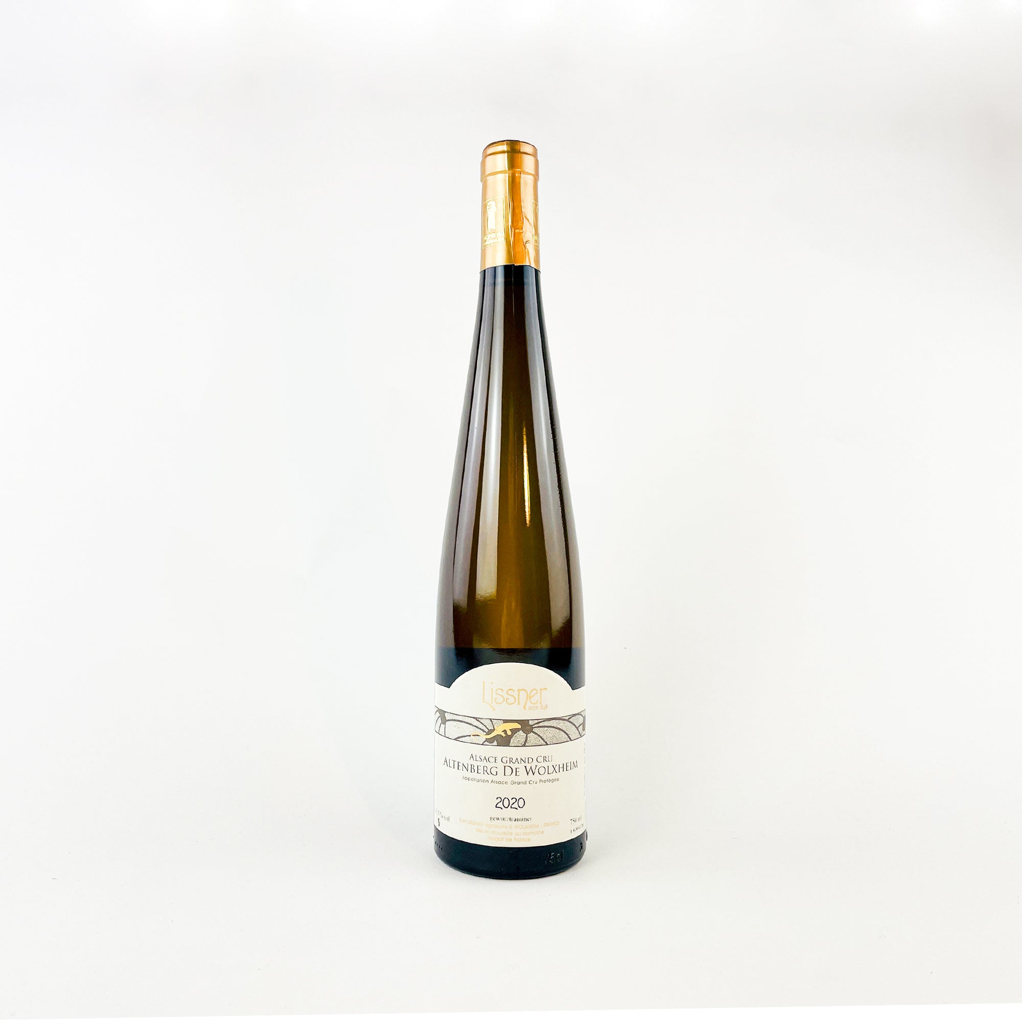 Domaine Lissner Gewürztraminer Altenberg White Natural Orange wine front view