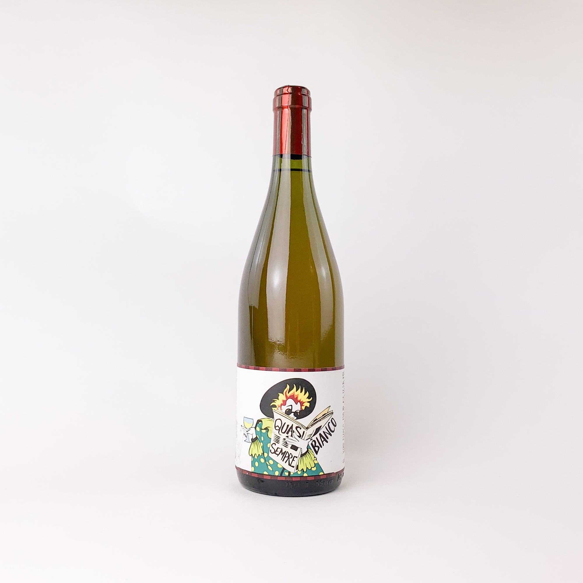 LaCattiva, Quasi Sempre Bianco, natural white wine bottle, Apulia, Italy