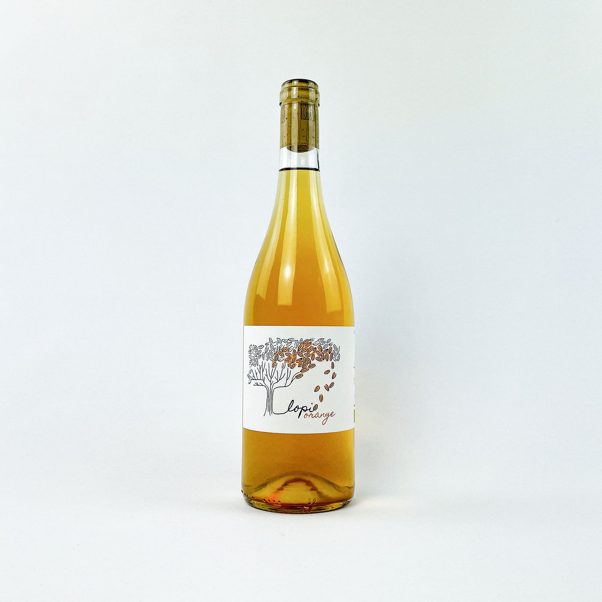 La Via Del Colle Lopi Orange Natural Wine Bottle