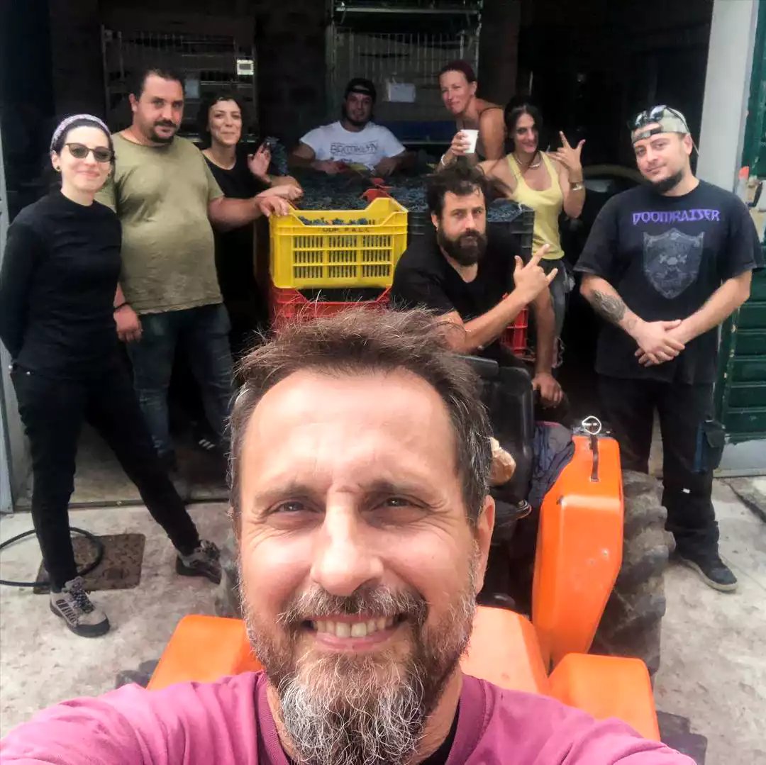 Canlibero Natural Winemaker Enio and Friends Selfie