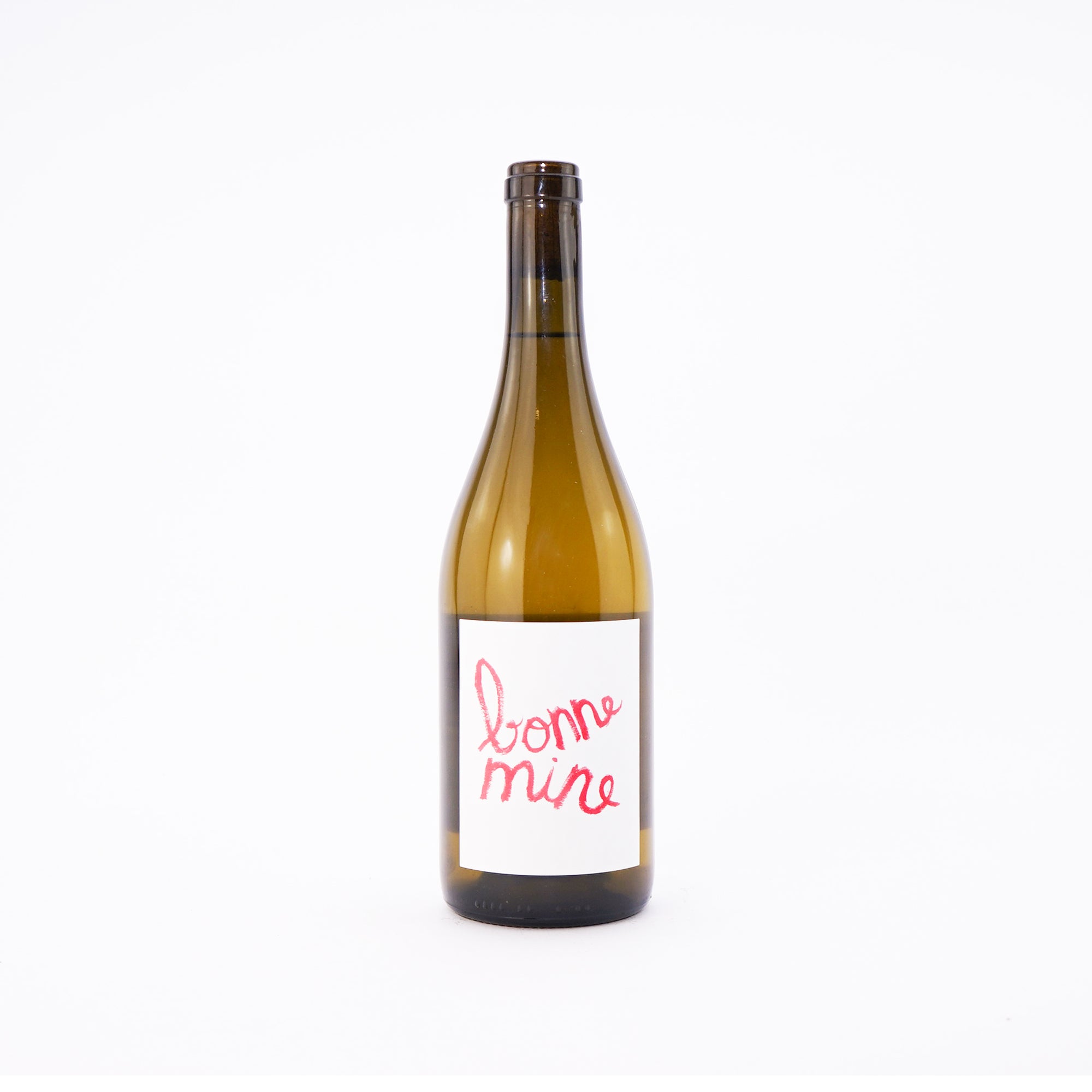 A bottle of white natural wine Jeux De Vins Bonne Minne 2021 Front View
