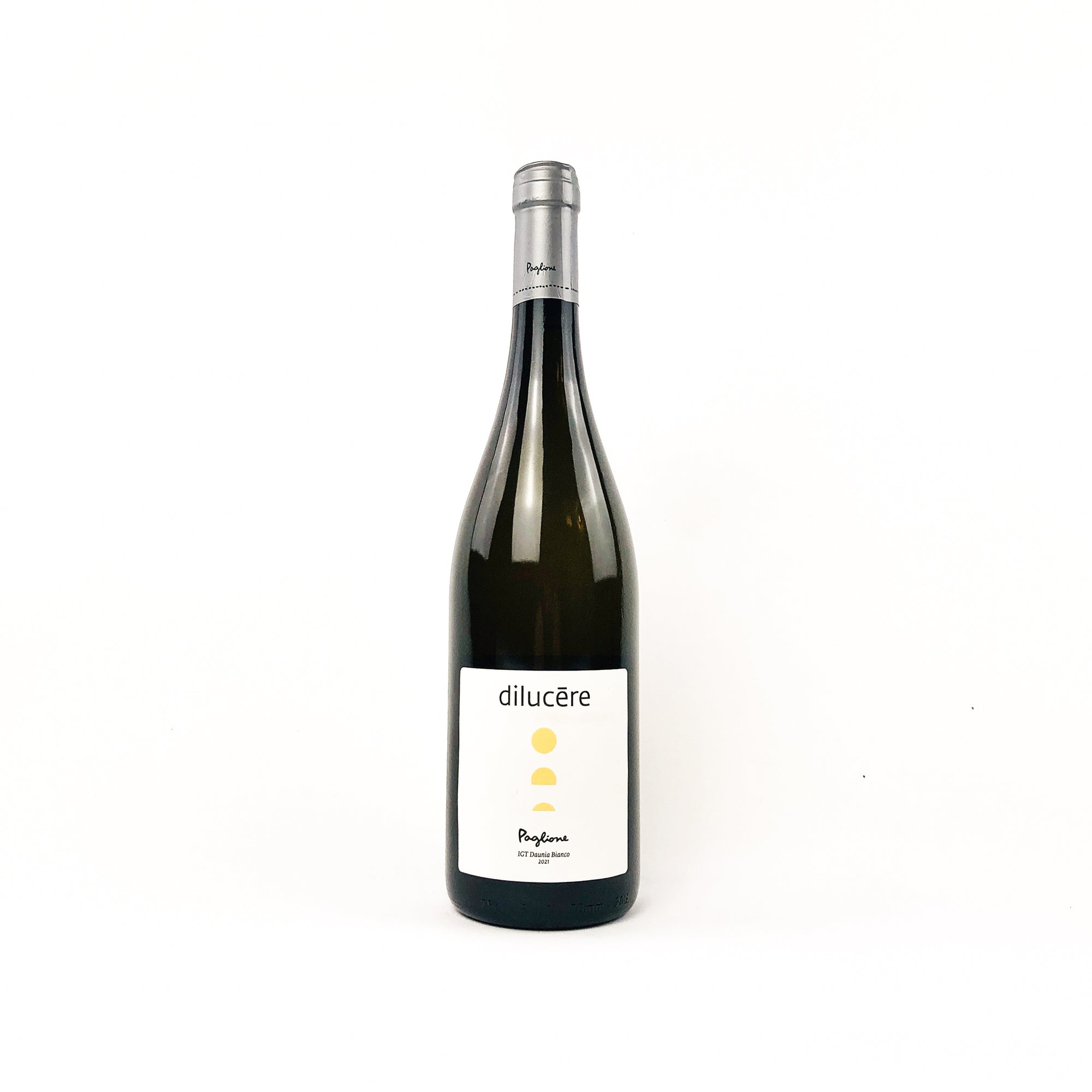 Agricola Paglione Di Lucere White natural Wine bottle front view