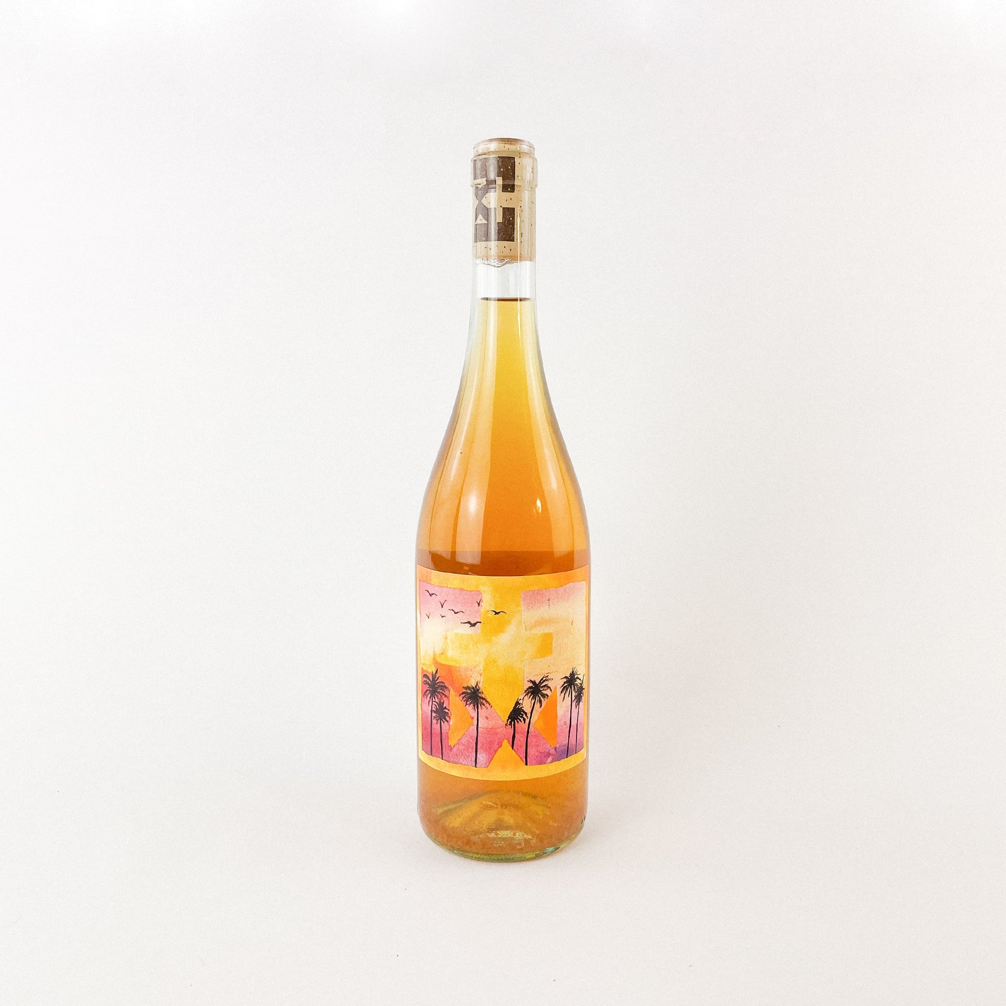 Bottle of Tenuta Nardone Giardino FXF Bianco natural orange wine front view