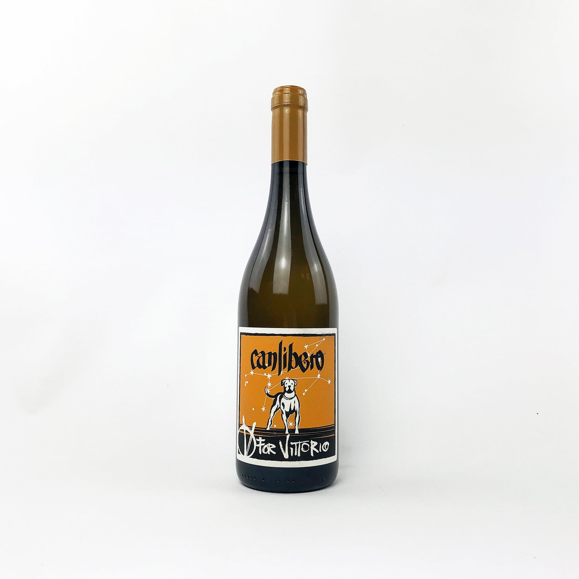 Canlibero, Vittorio, natural wine bottle, Orangewine, Campania, Italy