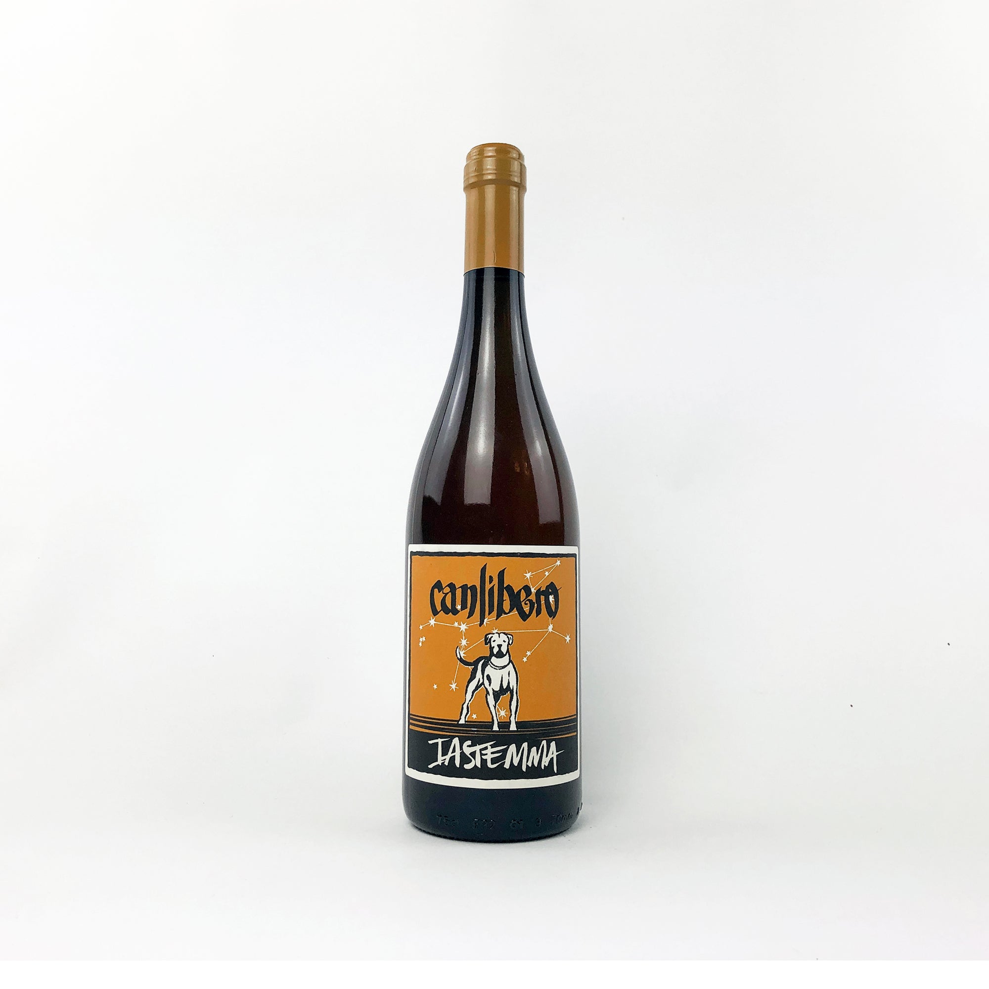 Canlibero, Iastemma, natural wine bottle, Orangewine, Campania, Italy