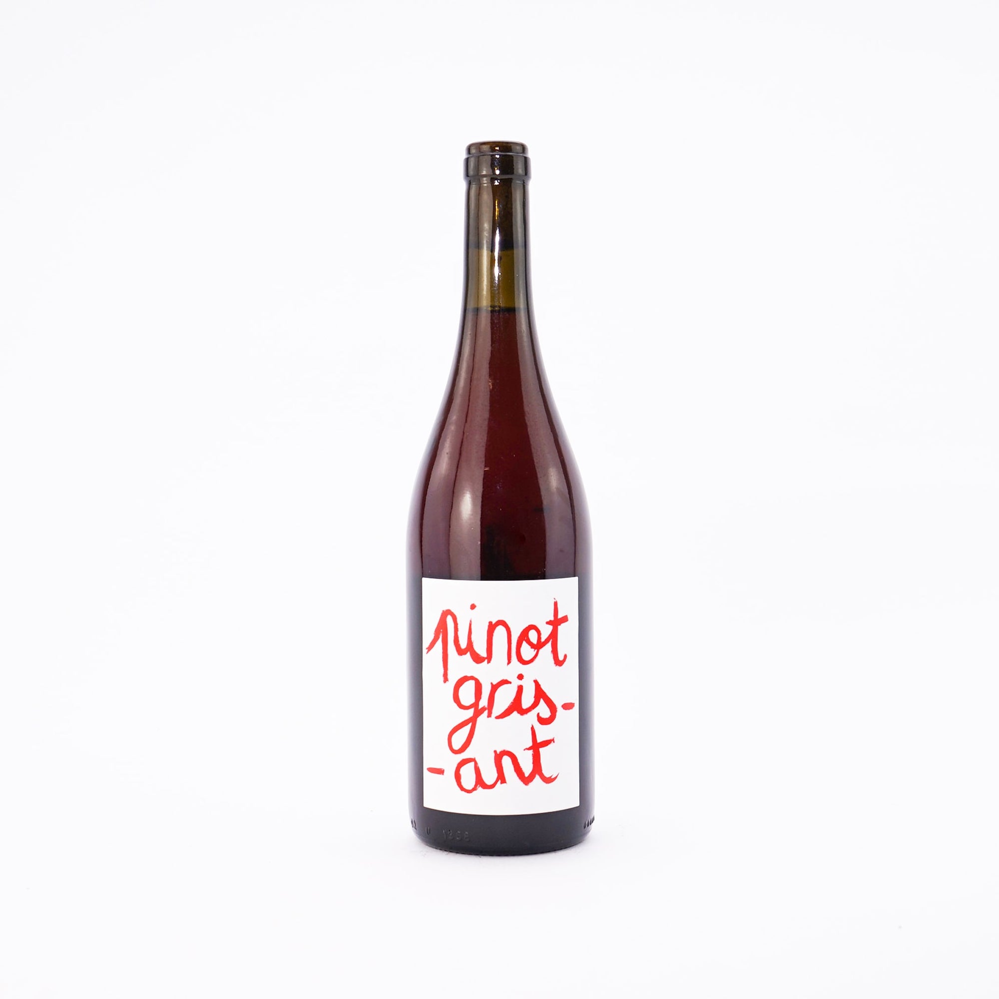 A Bottle of Red Natural Wine Pinot Gris-Ant by Jeux De Vins Front View
