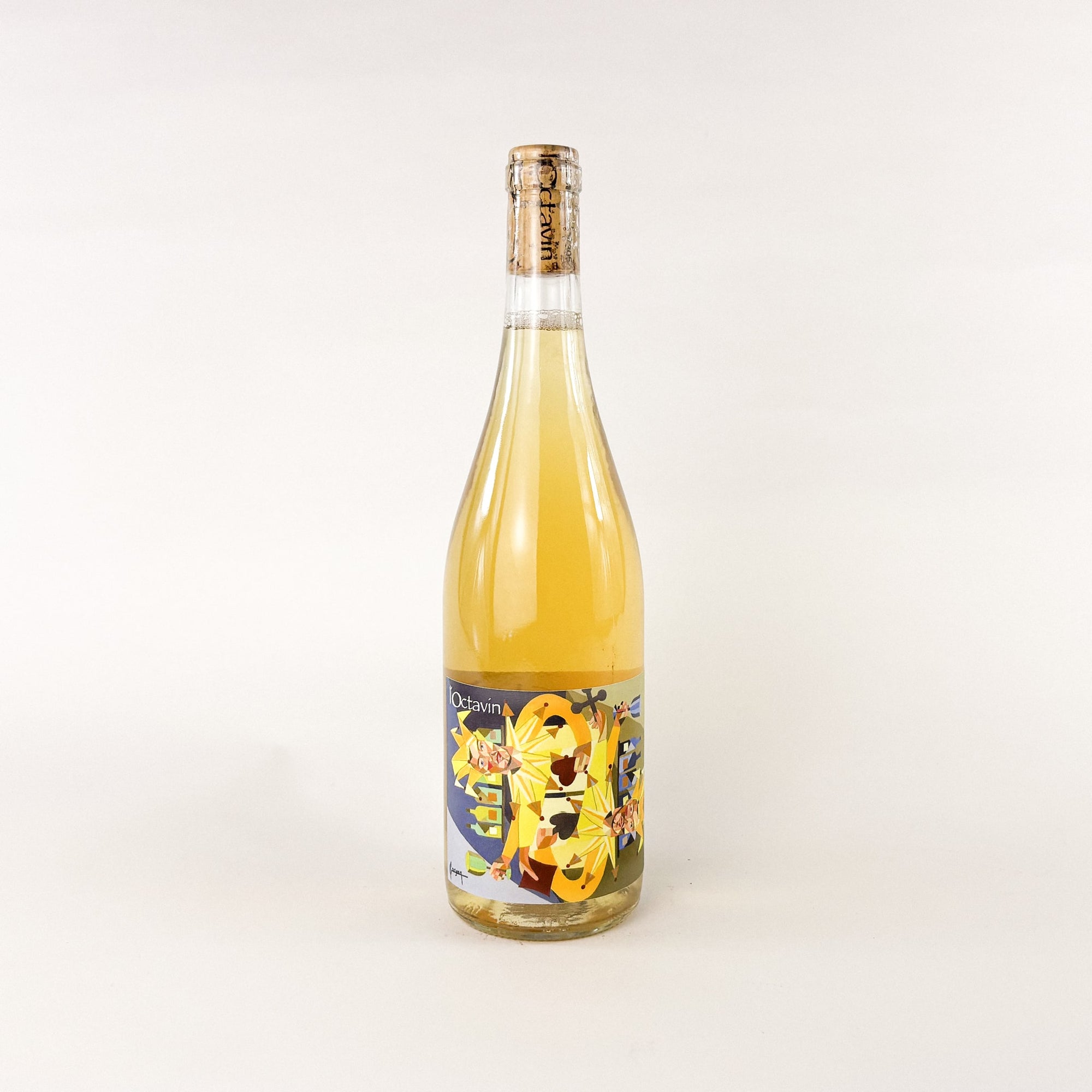 A bottle of white natural wine Sly Vin 2022 by Alice Bouvot L'Octavin Front View