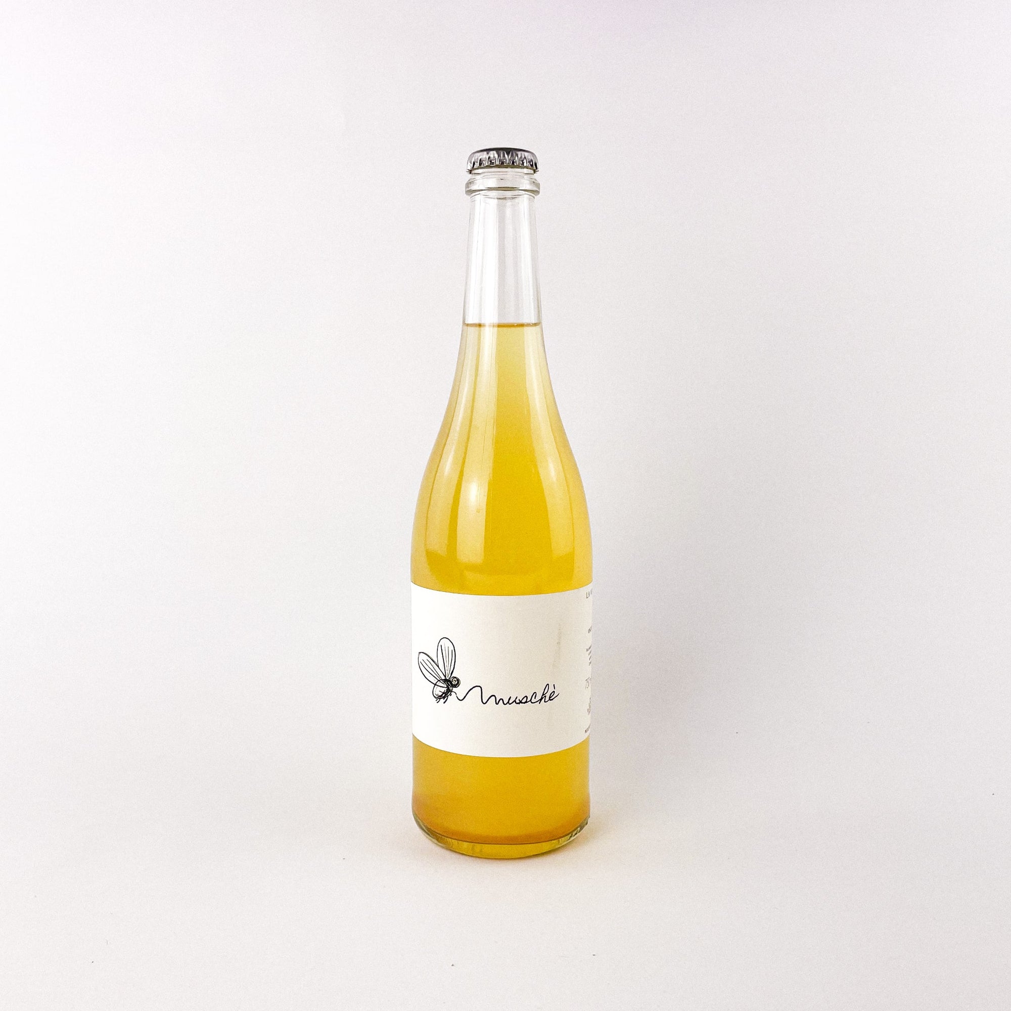 A Bottle Of Natural Sparkling Wine Pét Nat Musche By La Via Del Colle Front View