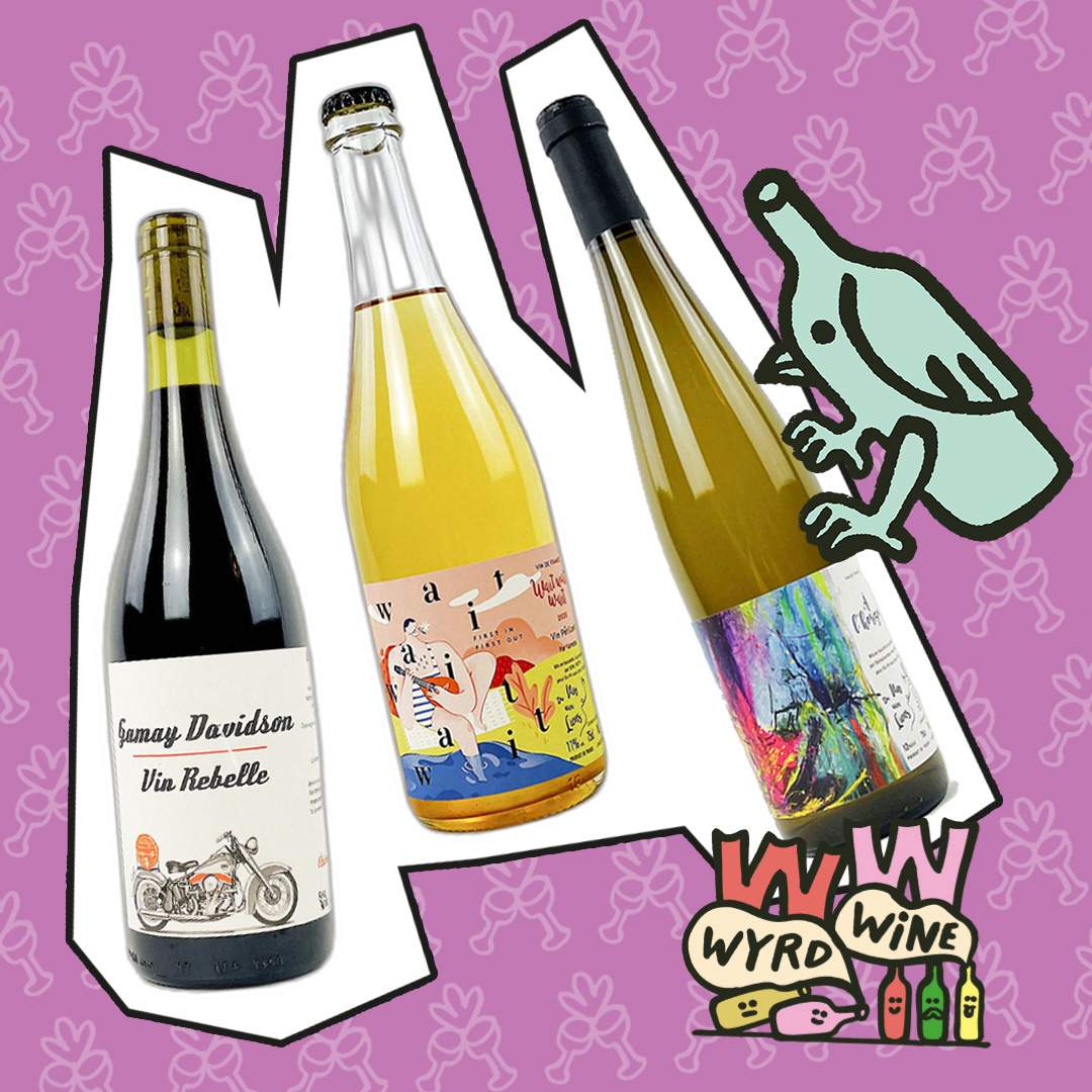 Box Of Natural Wines from Alsace containing three bottles