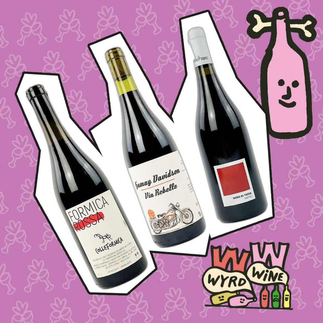 Natural Winebox Giftbox Easy Red Wine with three bottles