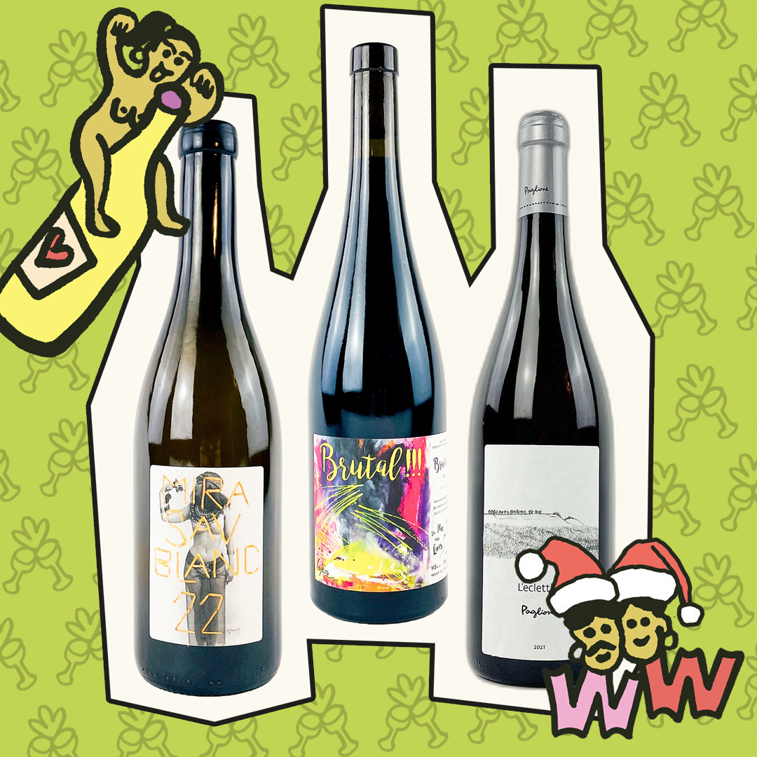 A Natural Wine Box Deal containing three different natural wines