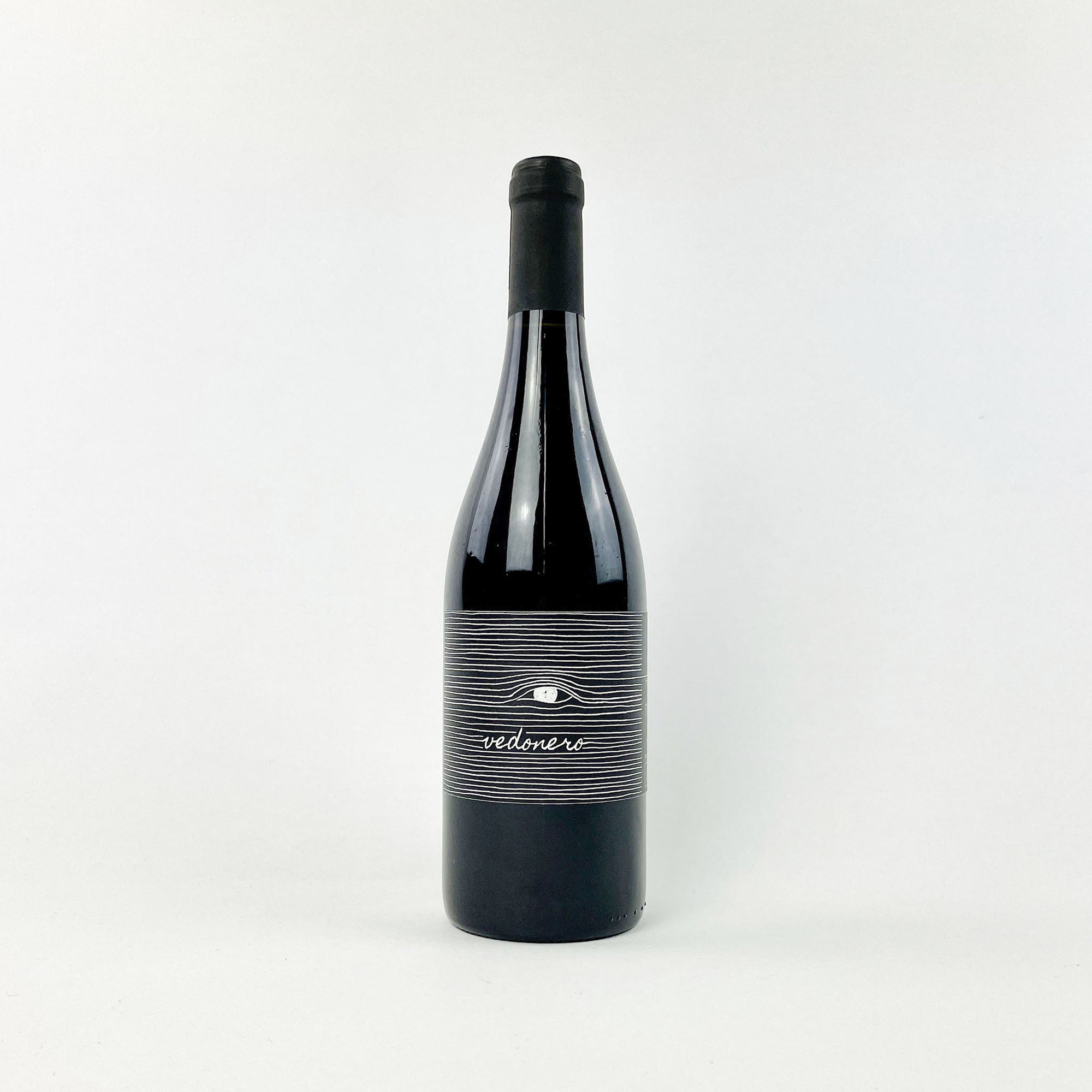 A Bottle Of Red Natural Wine Vedonero By La Via Del Colle