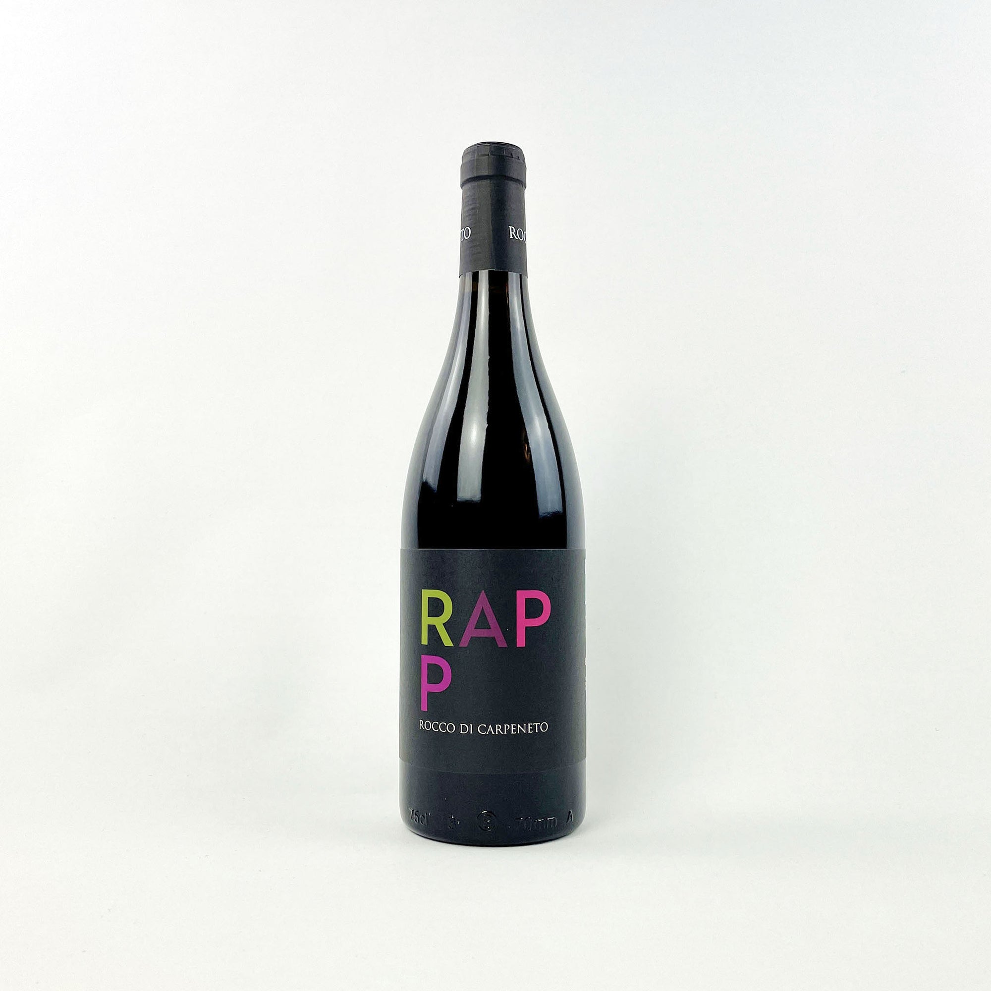 Rocco Di Carpeneto Rapp 2018 natural red wine bottle front view